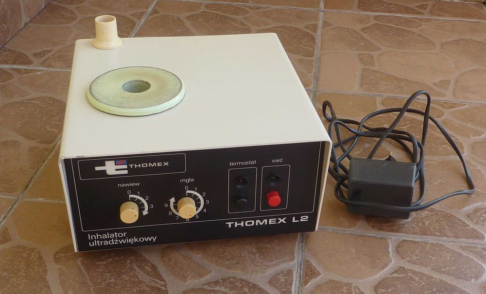 inhalator ultradźwiękowy THOMEX L-2 - 230V / 50 Hz / 300 W - 1989r.