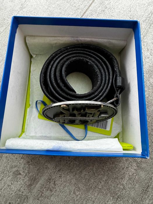 VERSACE męski pasek skórzany 95 cm oryginał