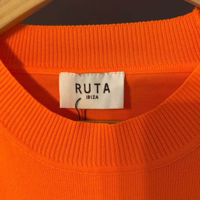 Cropped sweater laranja eléctrico