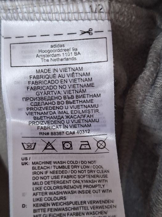 Adidas sportowa bluza do biegania z okrągłym dekoltem r. M