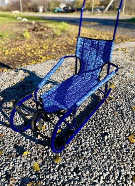 ХІТ‼️ Санки дитячі санчата саночки з батьківською ручкою нові складні