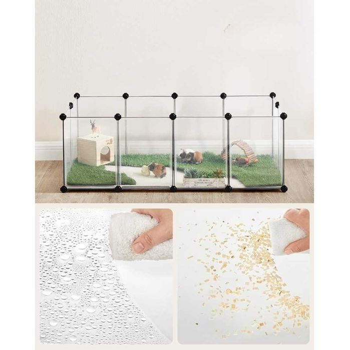 Kojec dla zwierząt z panelami podłogowymi wybieg dla królików,świnek