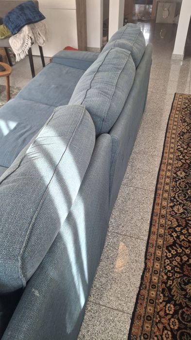 Vendo Sofa de 5 lugares kivik azul petroleo