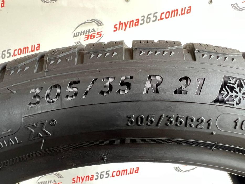 305/35 r21 michelin pilot alpin 5 suv 5mm шини бу зима