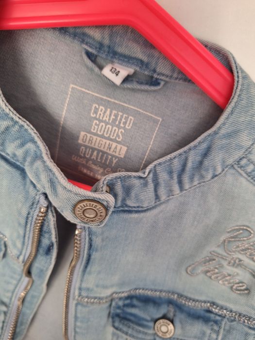 Kurtka jeansowa, r. 134