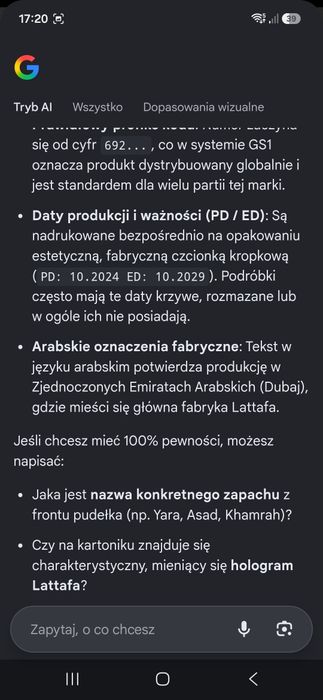 Zapach perfumowany arabski musamam 100ml.