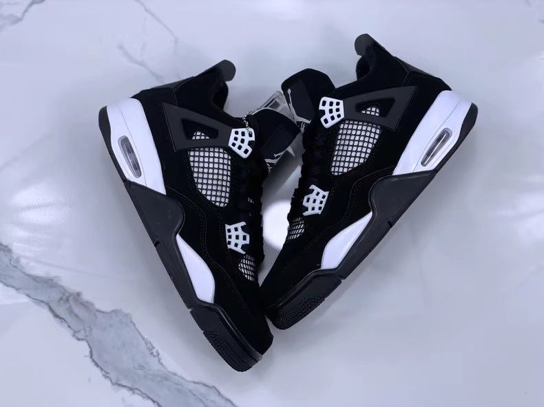 Nike_Air_Jordan_4 Retro white Thunder size:44