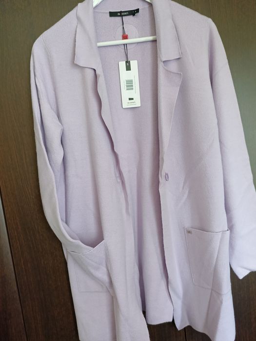Sweter dłuższy, Monnari,L-42/44, lawendowy.