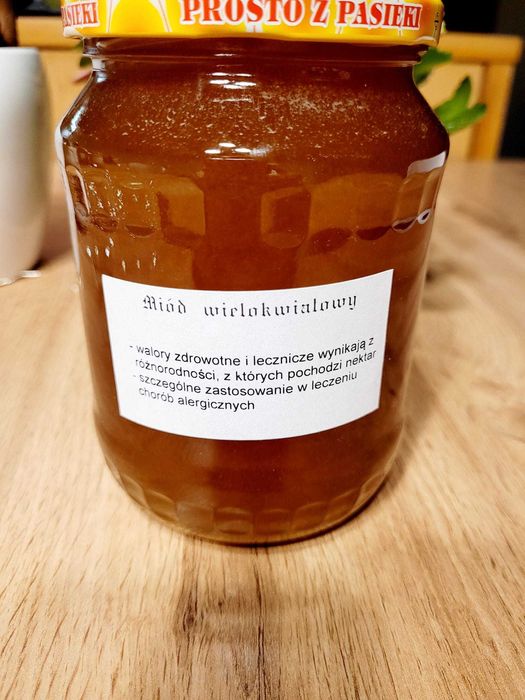 Miód "Chwarszczański" Produkt z rodzinnej pasieki. Sezon 2022