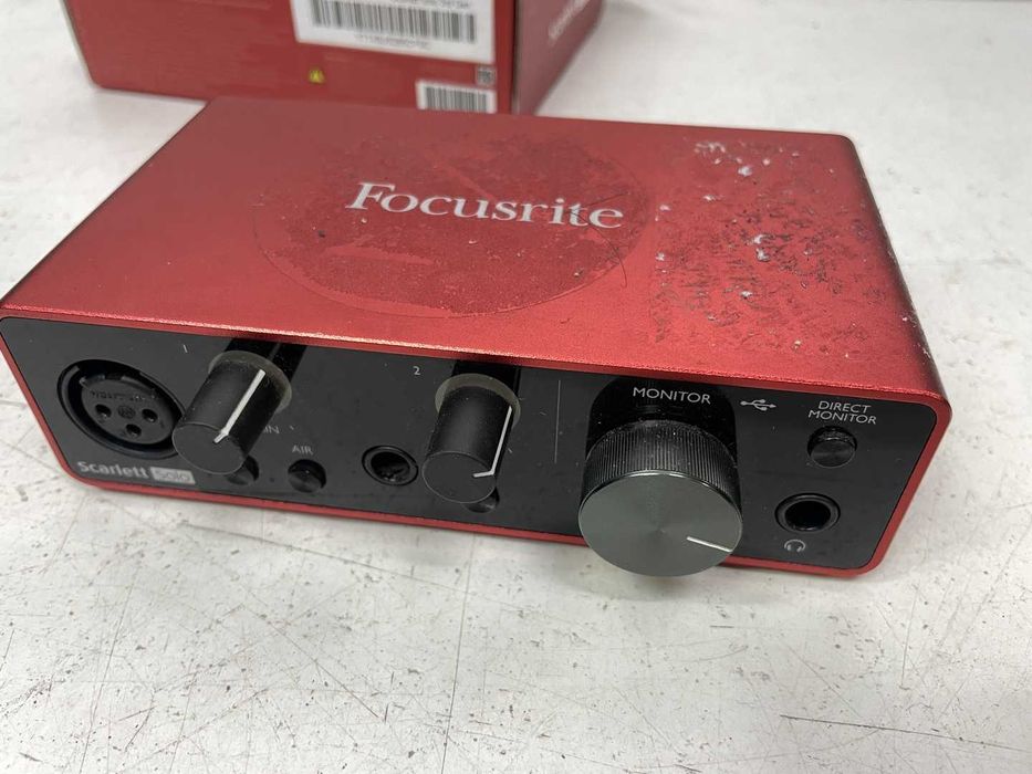 Звукова карта Focusrite Scarlett Solo 3rd Gen аудиоинтерфейс USB-C