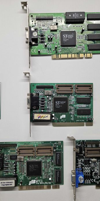 Karty graficzne PCI Retro S3Trio 64v+ DX2 Virge 1 MB 2 MB