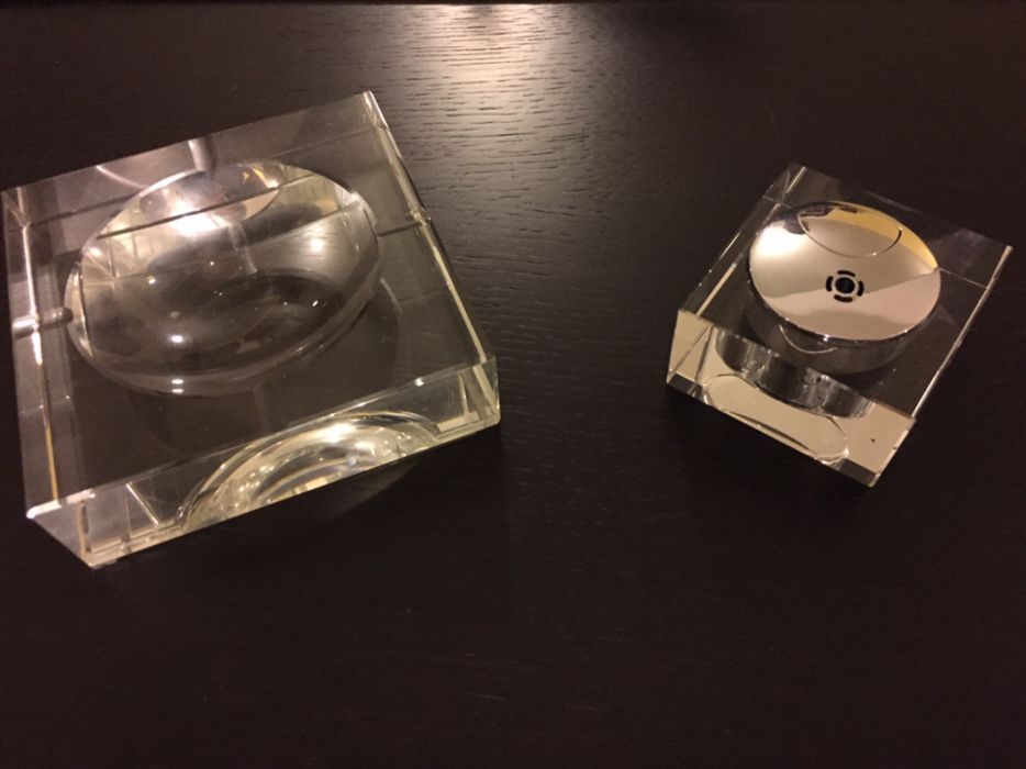 Cinzeiro e Isqueiro CRISTAL NOVO