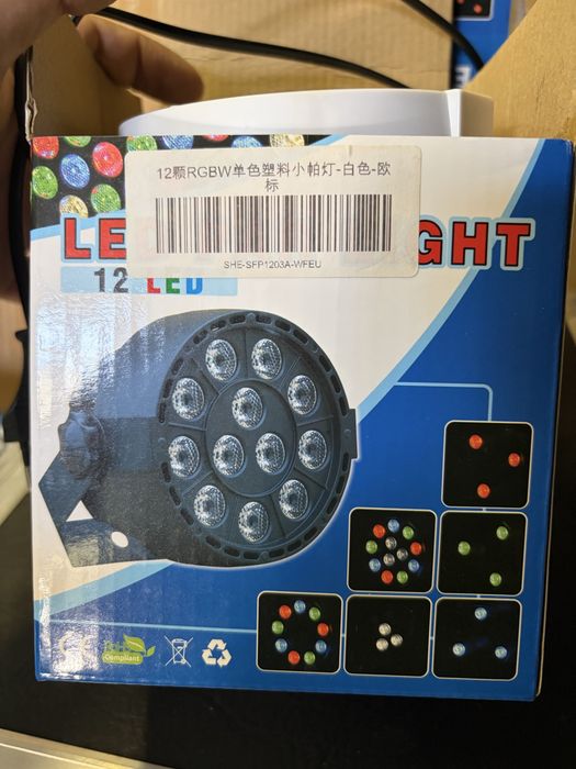 Led par light com dmx mini