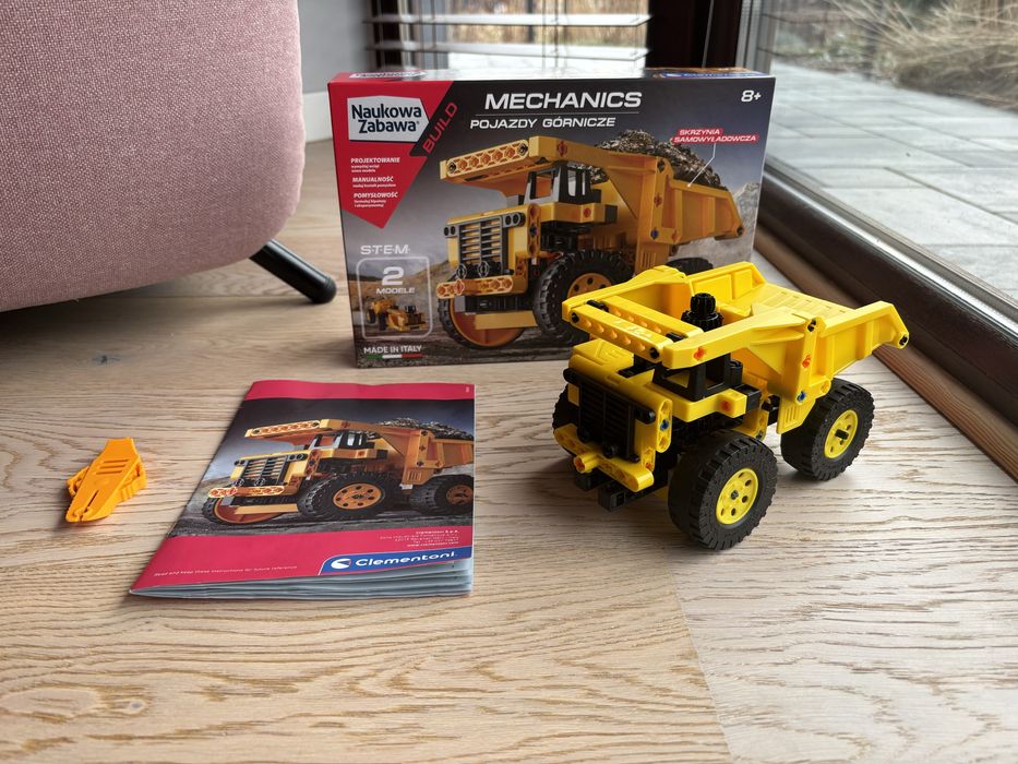 Klocki Clementoni Pojazdy Górnicze Wywrotka jak Lego Technics