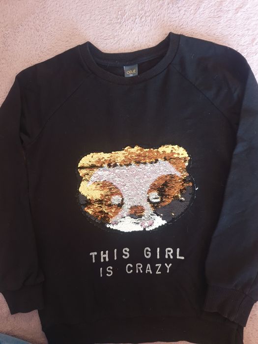 Bluza z misiem 134cm.