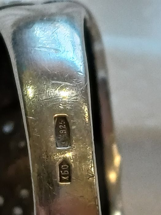 Мужской серебряный перстень