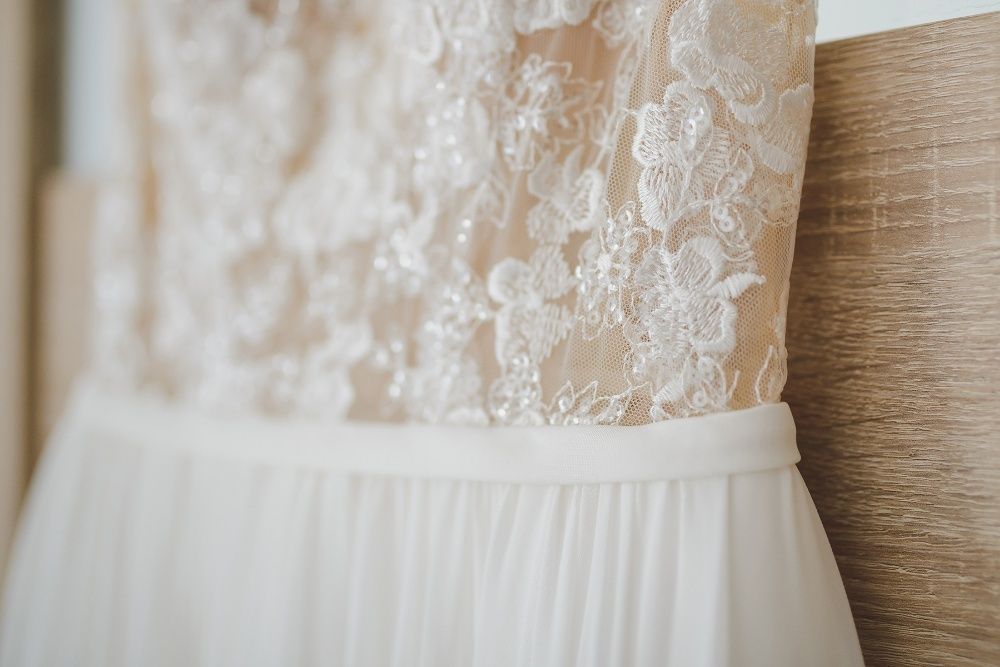 Suknia Ślubna Rozm S rustykalna