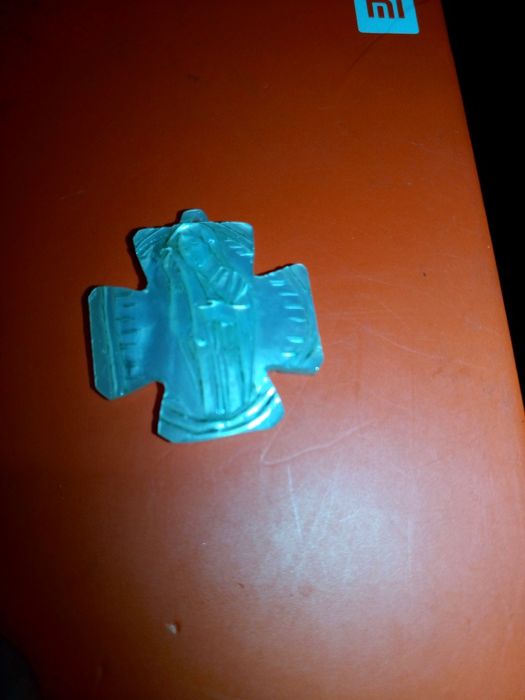 1850ггрезьба по перламутру,Крест перламутр.