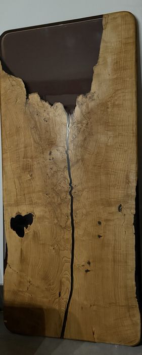 Стіл з епоксидки  ясен,дуб американський,оливка