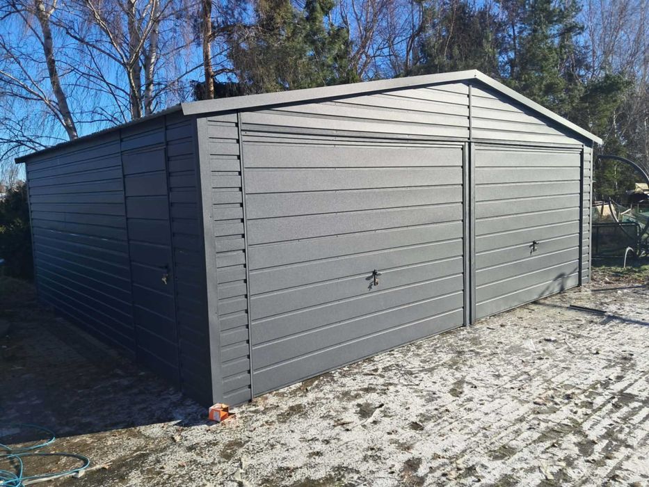 Garaż blaszany schowek, domek KONSTRUKCJA OCYNK  PRODUCENT Cała Polska