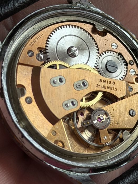 Atlantic Worldmaster Superextra 21 jewels, duzy 38/47mm, sprawny