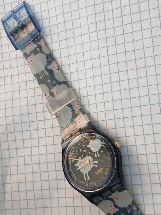 Вінтажний швейцарський чоловічий годинник Swatch