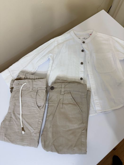 Сорочка Zara 92р, штани H&M