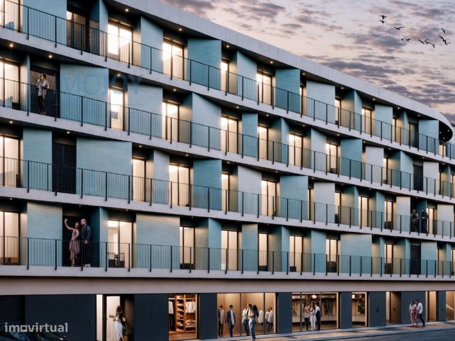 Apartamento T0 com Varanda em Construção no Porto — Paranhos, Porto