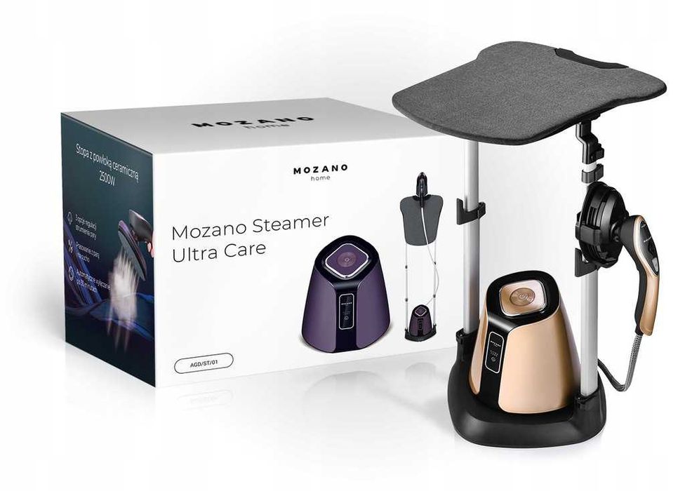 NOWY Steamer parownica do ubrań żelazko parowe duża deska 2500W Łódź Śródmieście • OLX.pl