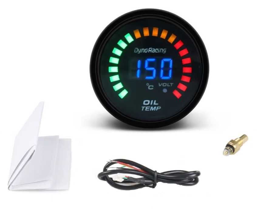 Manómetros Digitais - Pressão Turbo 3 BAR Conta RPM Temperatura