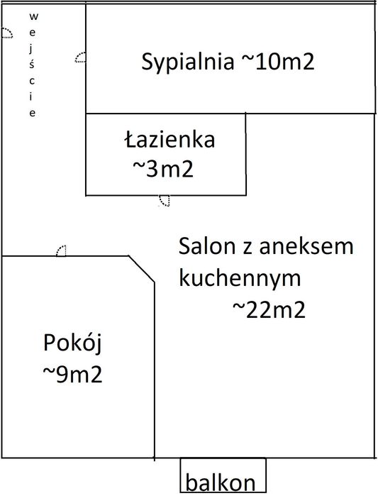 Mieszkanie 3 pokojowe