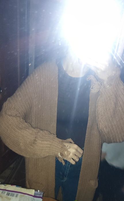 Кардиган с рваностями