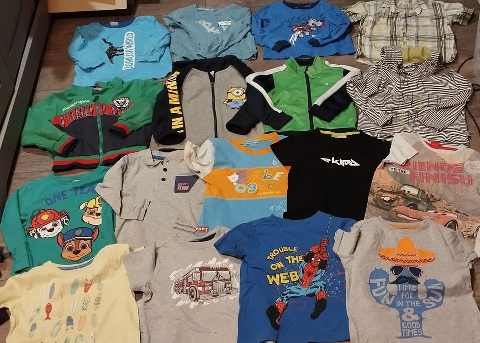 17 bluzek dla 3-4 latka