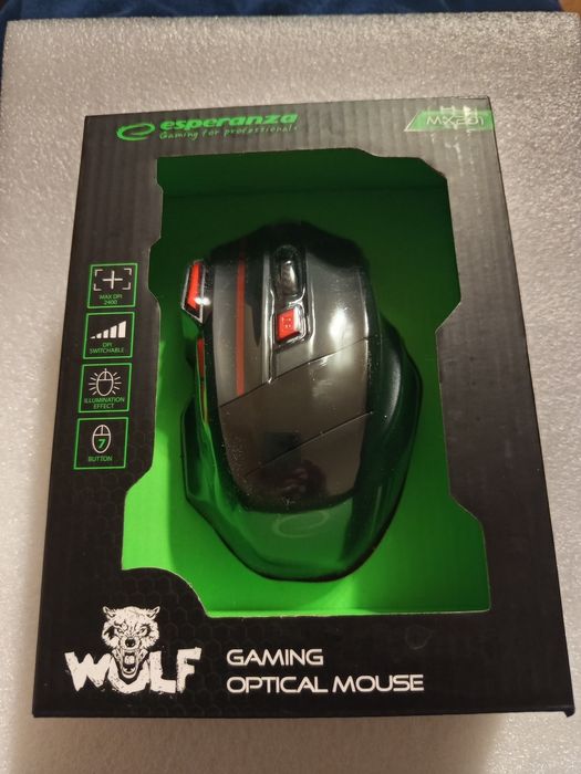Sprzedam mysz przewodową Esperanza Wolf MX 201 dla graczy