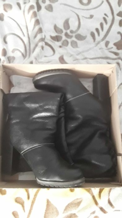 Сапоги кожаные Новые зима