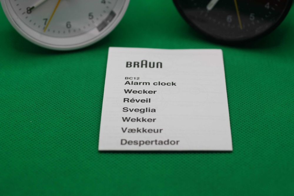 Despertador Braun Relógio despertador clássico analógico