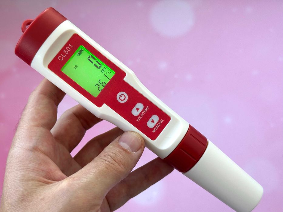 Профессиональный pH-метр + хлорметр