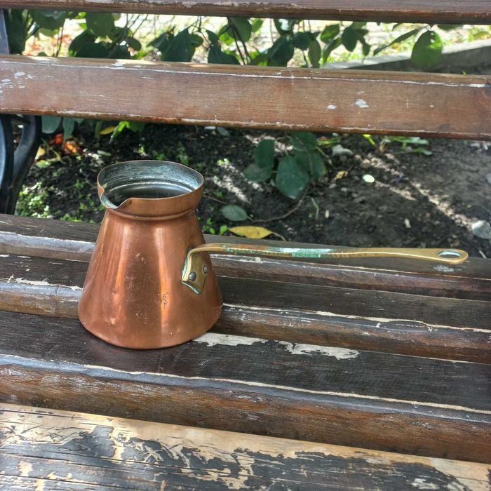 Турка для кофе , медь , винтаж