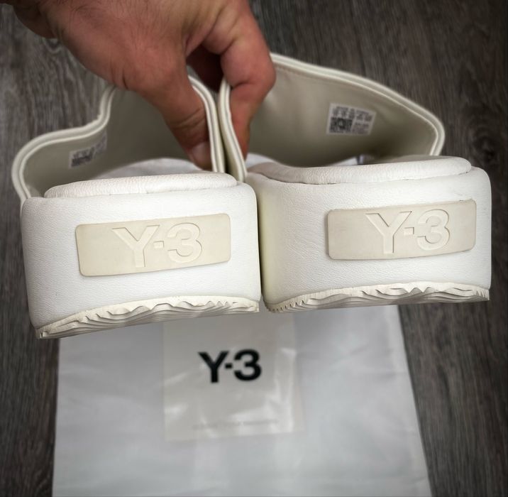 Тапочки унісекс Adidas Y-3 Slides Beige Originals