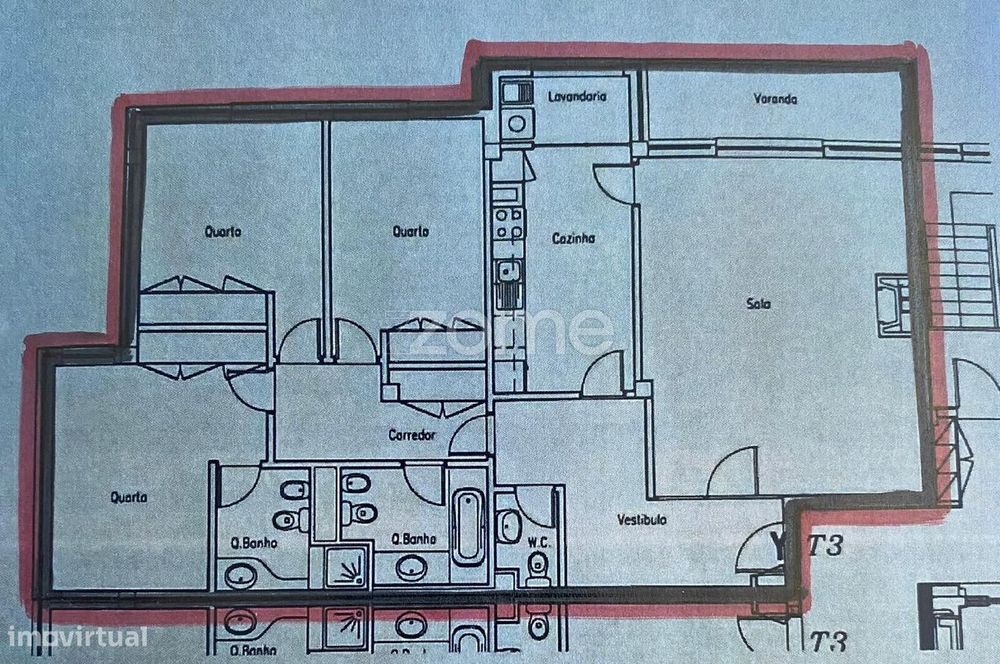 Apartamento T3 nos Maninhos - Cidade da Maia