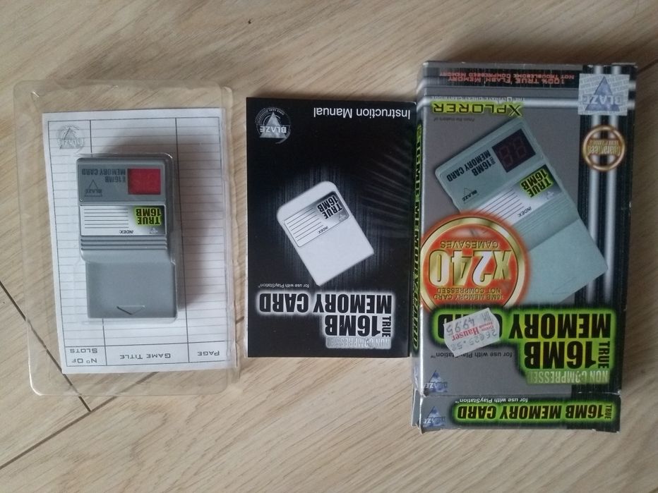 Karta pamięci Blaze, 240 zapisów! Nowa. PlayStation