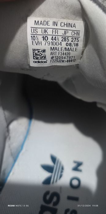 Tênis adidas torsion 44.5