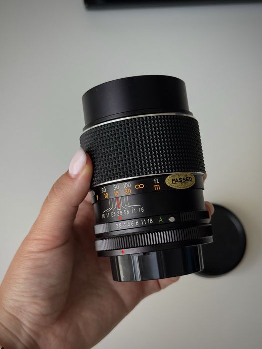 Світлосильний портретний телеоб’єктив Optomax Auto 135mm f/2.8, Японія