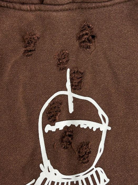 Худі Number (N)ine Knight теракотовий худи терракотовый кофта