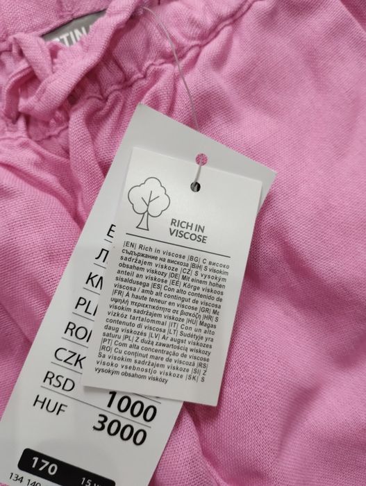 Nowe spodnie dziewczęce 170