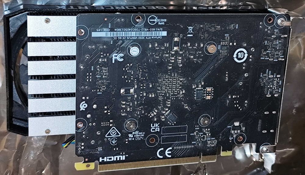 Do PC grafika MSI GeForce RTX 3050 VENTUS 2X 6G OC