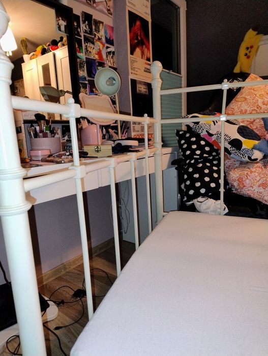 Łóżko  stalowe rama 210/100