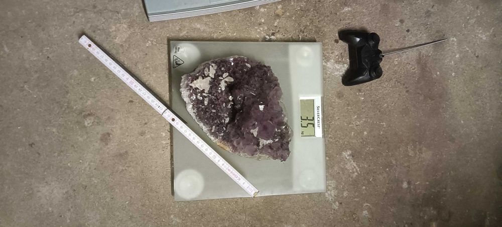 Peça Natural de cristal quartzo ametista