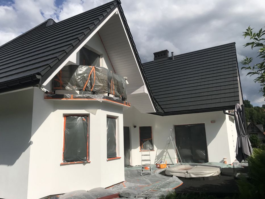 Elewacje malowanie podbitki