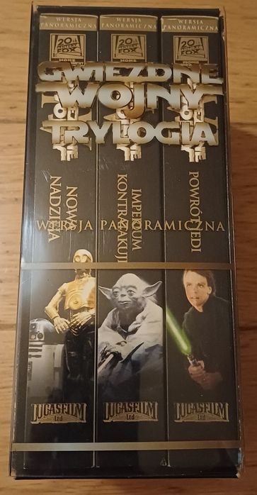 Kasety VHS Star Wars Gwiezdne Wojny
